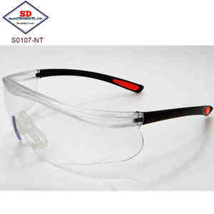 Gafas DE SEGURIDAD DE METAL certificadas ANSI Z87.1 EN166, lentes de policarbonato antivaho, protección ocular esencial para la construcción - Product Image 2