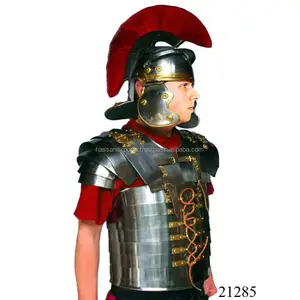 Roman Lorica With Roman Centurion Helmet