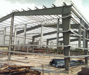 Conception de hangar industriel, structure en acier préfabriquée moderne, entrepôt de <span class=keywords><strong>grande</strong></span> taille par la marque - Product Image 3