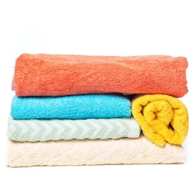 Wholesale in India Best Quality Super Dry Cheap High Water Absorption Cotton Face Bath Promotional Hotel Towel set..