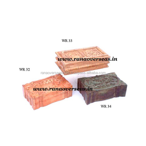 กล่องใส่เครื่องประดับไม้คุณภาพสูงกล่องเก็บของที่ระลึกพร้อมการแกะสลักด้วยมือดีไซน์แตกต่างกัน - Product Image 2