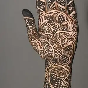 Tato Henna Mahendi 100% Alami Henna & Tidak Ada Kimia & India Tato Murni Dekorasi Tubuh Sementara