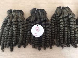 Ivirgo Hair Factory <b>Cheap</b> Buy Human Hair Online, Grey Human Hair Weaving, Kinky Curly - Product Image 5