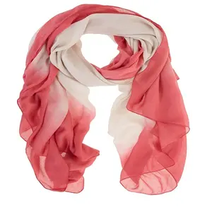 Hijab Scarf for Women New Stylish Women Custom Color Ombre Log Scarves Hairbands Organic 100% Cotton <b>Shawls</b> Best <b>Shawls</b> - Product Image 1