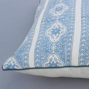 Indian Jaal Hand Block Print Print 16 X 16 Latest Design <b>Cushion</b> <b>Covers</b> Home Decor Customized - Product Image 5