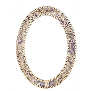 ESPEJO DE Pared para Decoración del Hogar ESPEJO Inteligente Vidrio Decorativo Redondo IN;34648 TIJARAT MOSAIC - Product Image 6