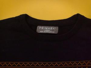 Suéter de punto de algodón con cuello redondo y manga larga a rayas para hombre, las mejores etiquetas de marca genuinas, Bangladesh - Product Image 5