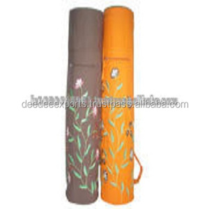 Haute qualité 7 Chakkara coton tapis de Yoga sac fourre-tout taille personnalisée tapis de transport accessoires de gymnastique OEM marque privée fabriqué en inde sur mesure - Product Image 4