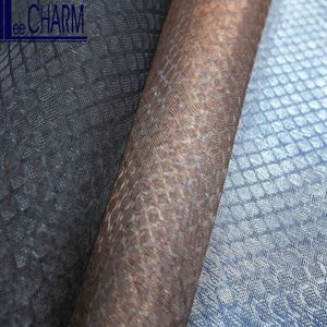 LCSH061 100% Nylon tejido rombo gasa Organza tela transpirable tapicería y accesorios textiles para decoración del hogar - Product Image 1