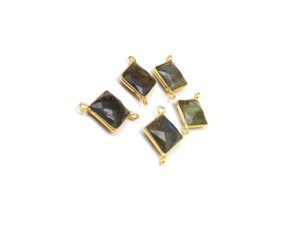 Natural Labradorite Gemstone With Gold Plated Handmade Fashionable <b>Gift</b> Fort <b>Her</b> Jewelry Necklace Bezel Connector - Product Image 6