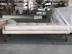 Chambre tapissée velours chocolat <span class=keywords><strong>banc</strong></span> ottoman - Product Image 2