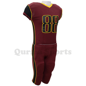 Personalizado último diseño de fútbol americano Jersey práctica pantalón uniformes hombres sublimación niños pantalones cortos OEM personalizado Spandex Logo edad - Product Image 4
