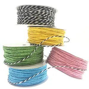 2mm Two-Tone Paper String Rope Twine Cord for DIY Decorative Paper Craft Model Numbers ME0108 / ME0301