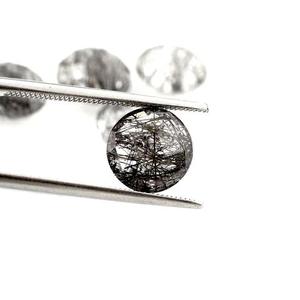Piedra de rutilo negro Natural de 3mm, corte redondo facetado, piedras preciosas calibradas sueltas, precio mayorista, compra en línea en la tienda del fabricante - Product Image 1