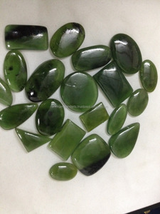 หินอัญมณีทรงโค้งสีเขียวธรรมชาติรูปทรงผสม - Product Image 4