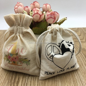 Bolsa de muselina natural Bolsa de muselina ecológica Bolsa de embalaje de alimentos de algodón - Product Image 4