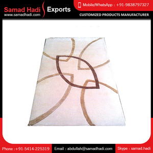 Fournisseur en gros de tapis de décoration intérieure de luxe imprimé népalais brodé de capet à motif abstrait à vendre - Product Image 6