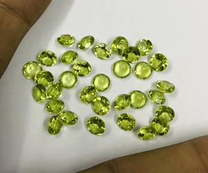 Certifié Meilleure Qualité Vente En Vrac Naturel À Facettes Rond Brillant Coupe 6mm Péridot Pierre Semi Précieuse En Vrac à Vendre - Product Image 2