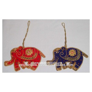Fashionable Elephant Christmas Ornaments - Product Image 1
