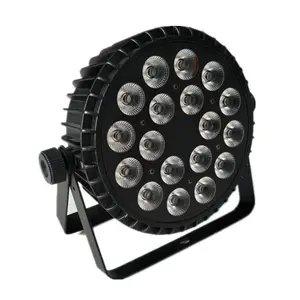 Alüminyum 18 adet rgbwa + uv 6in1 led ince düz par ışık