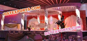 Mandap de mariage traditionnel en cristal, décoration de mandap de mariage CALIFORNIA FIJI - Product Image 6