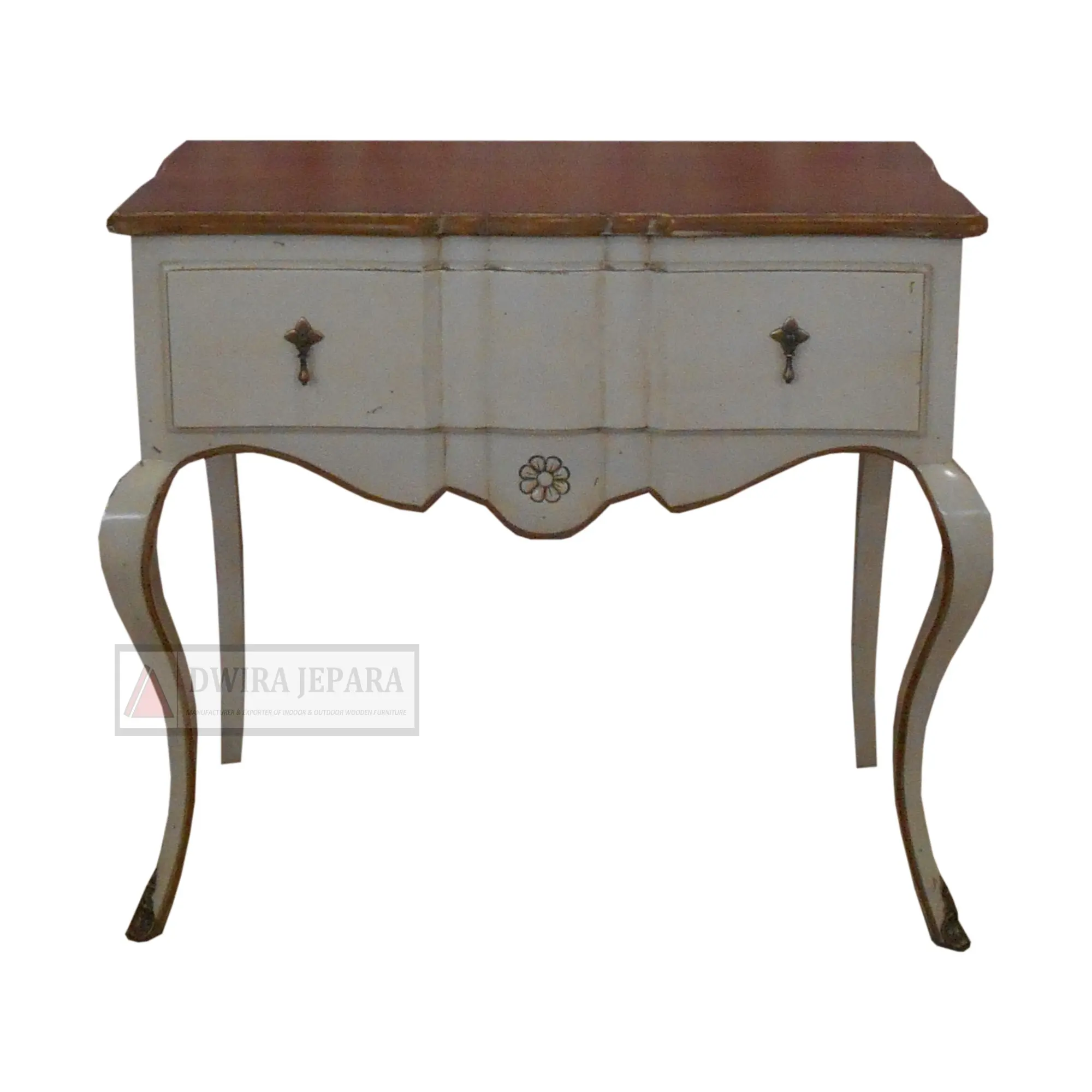 French Shabby Chic Wooden Console Table Furniture For Living Room