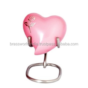 Urne funérailles en forme de cœur par Brassworld inde - Product Image 6