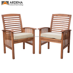 Juego de mesa de comedor de madera minimalista barato para uso en exteriores para el hogar, jardín, restaurante, Hotel, Villa, Patio, comedor, sillas de jardín - Product Image 2