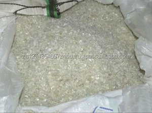 Déchets de bouteilles PET 100% transparentes lavées à chaud / Flocons de PET blancs recyclés PET OEM ZA - Product Image 2
