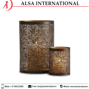 Candelabros votivos de Metal de vidrio de hierro hechos a mano, linternas y tarros personalizados para decoración del hogar, iluminación de calidad para Navidad - Product Image 3