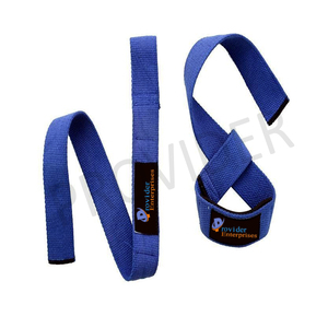 Correas de elevación personalizadas superventas, correas de soporte de muñeca de levantamiento de pesas hechas de algodón resistente - Product Image 2