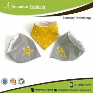 Baberos de algodón orgánico hechos en la India, Bandana impermeable para bebé - Product Image 3