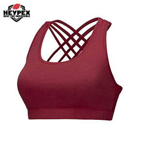 Sujetador de Yoga para correr de alta resistencia antigolpes para mujer 2025, fábrica deportiva, venta al por mayor, cojín estampado sin llantas Plus - Product Image 5