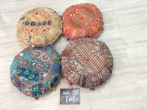 Indian Wholesale Customized Bohemian Patchwork Home Decorative Memory Foam Pillow & Cushion <b>Cover</b> for <b>Sofa</b> & Floor Pillow - Product Image 5