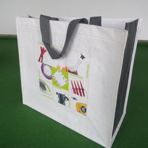 Bolsa de Compras de PP Tejido con Asas y Construcción de Tubo en U, Color Personalizado, Uso Cómodo y Bonito Diseño - Product Image 1