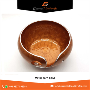 High Quality Handmade Metal Crochet Yarn Holder Organizer Unique Vintage Enamel <b>Storage</b> Bowls Mom's <b>Knitting</b> Needlework - Product Image 3