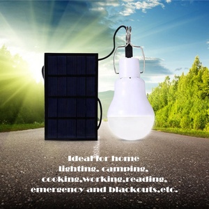 Lámpara de bombilla Led portátil alimentada por energía Solar 12LED bombilla de luz LED Solar, lámpara de energía Solar alimentada por energía Solar portátil linterna - Product Image 2