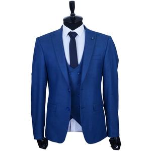 Nouvelle arrivée 3 pièces costume d'élite de luxe élégant pour mariage pour hommes dernière conception de costume pour hommes vente en gros pas cher costume pour hommes Offre Spéciale - Product Image 3