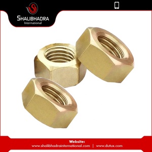 High Quality ISO 4032 M3 Brass Nut with Zinc Plated Brass Insert Precision Threaded <b>Fastener</b> OEM Supplier India for Industrial A - Product Image 4