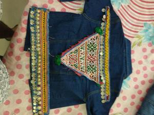 Veste en Denim pour femmes, Banjara, Tribal Boho, tendance, ethnique, inde, vêtements pour fille, Kirpa, Export, vente en gros - Product Image 5