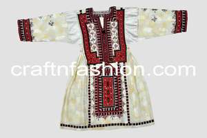 Vintage Balochi de moda hecho a mano vestido étnico, Banjara estilo Kuchi étnico vestido Balochi de moda largo vestido - Product Image 4