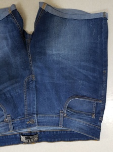 Bermudas de mezclilla para hombre de calidad de exportación de Bangladesh Stock de ropa de material mixto para la temporada de primavera Lote de envío cancelado - Product Image 4