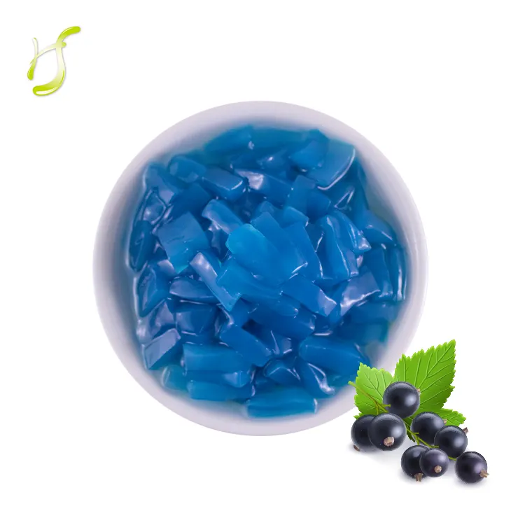 Taiwan Bubble Tea Minuman Rasa Blueberry Jelly