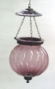 Lanterne suspendue en verre Autres couleurs disponibles Décoration intérieure Abat-jour en verre Lampes suspendues Luminaires suspendus - Product Image 4