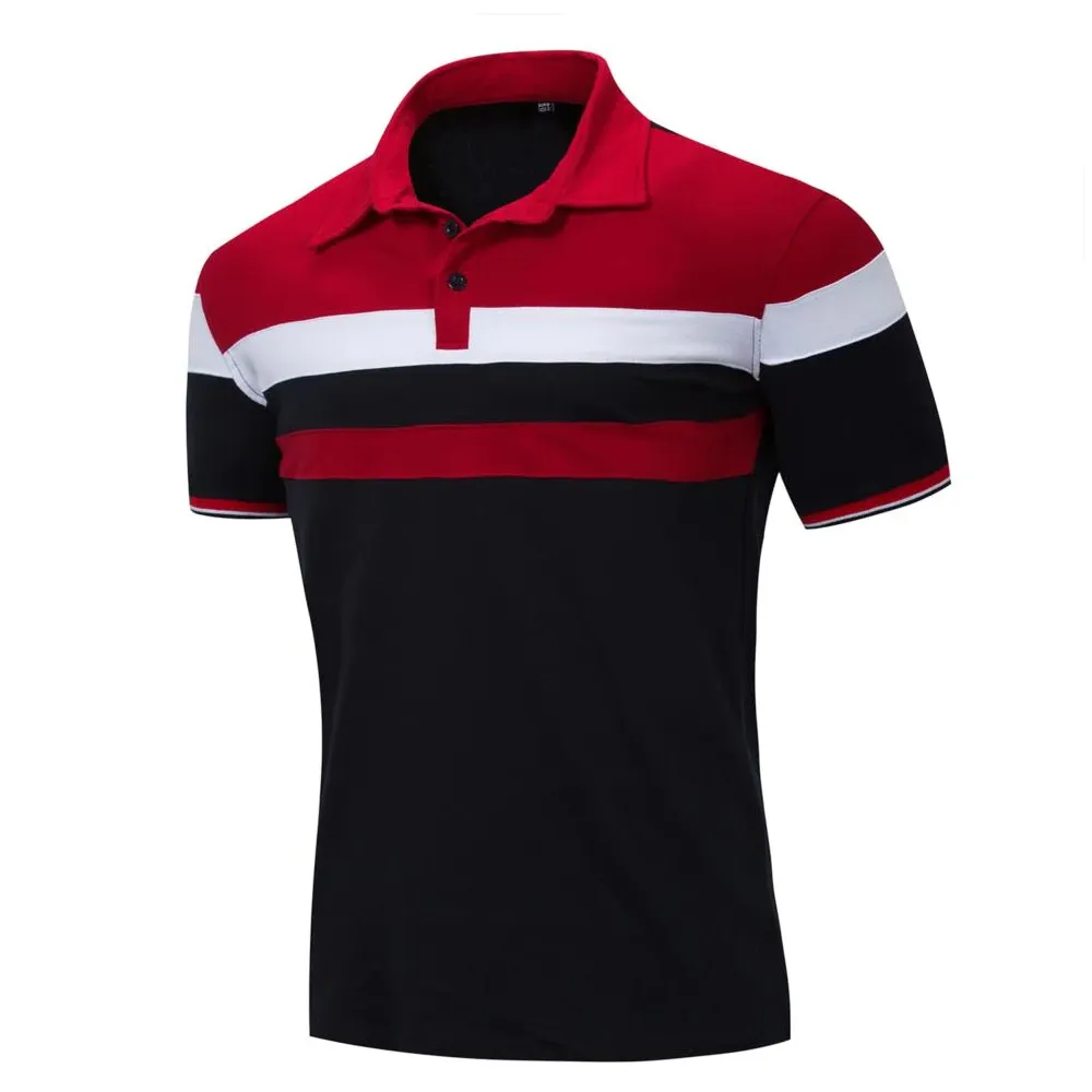 Wholesale High Quality Plain Casual Golf Custom Logo Simple Polo Shirt For Men Polo Golf Shirts Slim Fit Polo T-Shirts