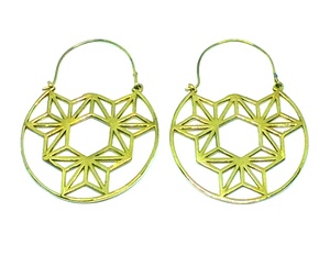 Boucle d'oreille Tribal indienne en laiton, pour style Boho, anneaux d'oreilles, offre spéciale, 1 pièce - Product Image 3