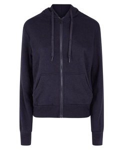 Women Spring Autumn Casual Hoodie Dress Sweatshirt Dress Hoodie Clothing Pullover Cotton French OEM Breathable Zipper Hoodies - Product Image 1