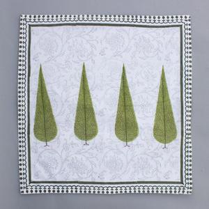 Jaal bloque de impresión algodón Lino decorativo Boho impreso sofá silla cama de 45X45 CM Cojín cuadrado - Product Image 5