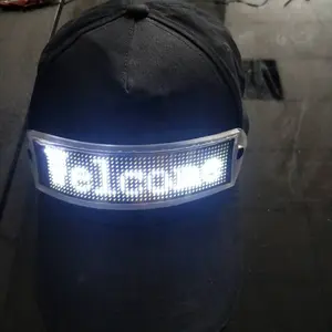 可通信头戴LED帽Led展示帽