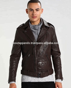 Autumn Winter Outwear Clothing Genuine Sheepskin Leather Motorbike Jacket <b>Coats</b> Plus Size China Factory's Bulk Cheap Synthetic - Product Image 6